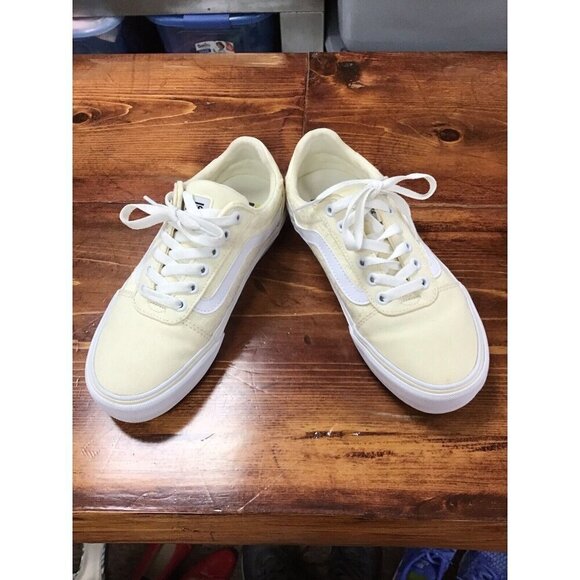 Woman’s Ortho Comfort Cream Colored Vans Size 6.5 - Picture 1 of 6
